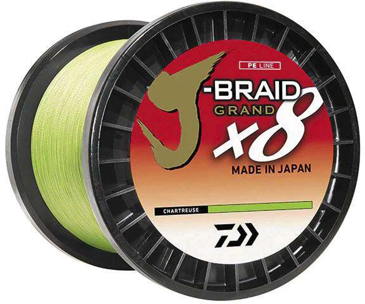Daiwa J-Braid X8 Grand Braided Line - Chartreuse 4 Daiwa J-Braid X8 Grand Braided Line - Chartreuse - Image 2
